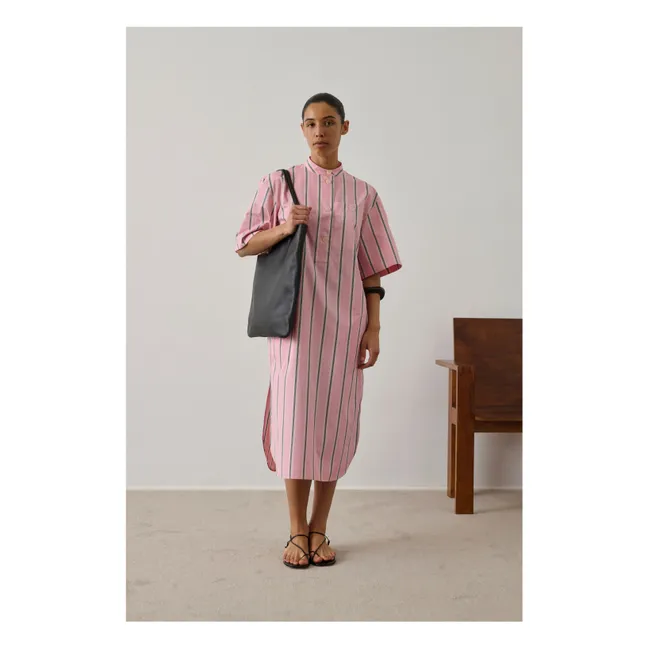 Vestido de algodón Ilya | Rosa