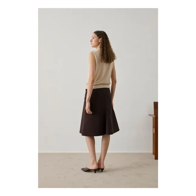 Fergie Sleeveless Sweater | Powder pink