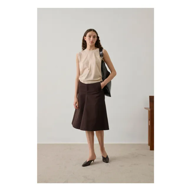 Fergie Sleeveless Sweater | Powder pink