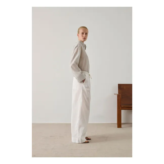 Pantalones Hugues | Blanco Roto
