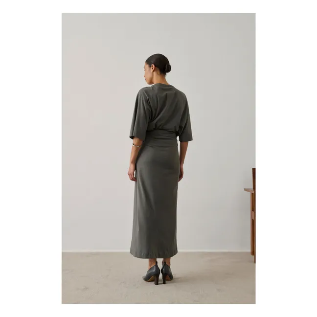 Falda Goa de algodón | Gris Pizarra