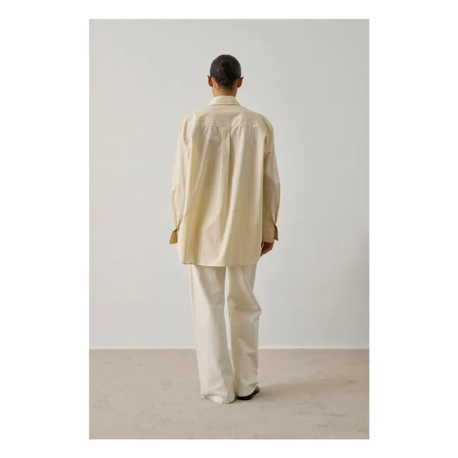 Chemise Carlotta Coton | Jaune pâle