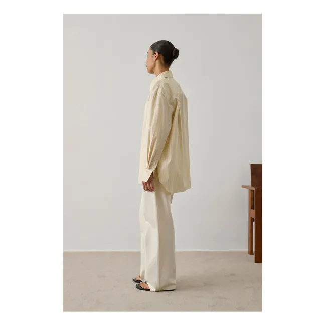 Chemise Carlotta Coton | Jaune pâle