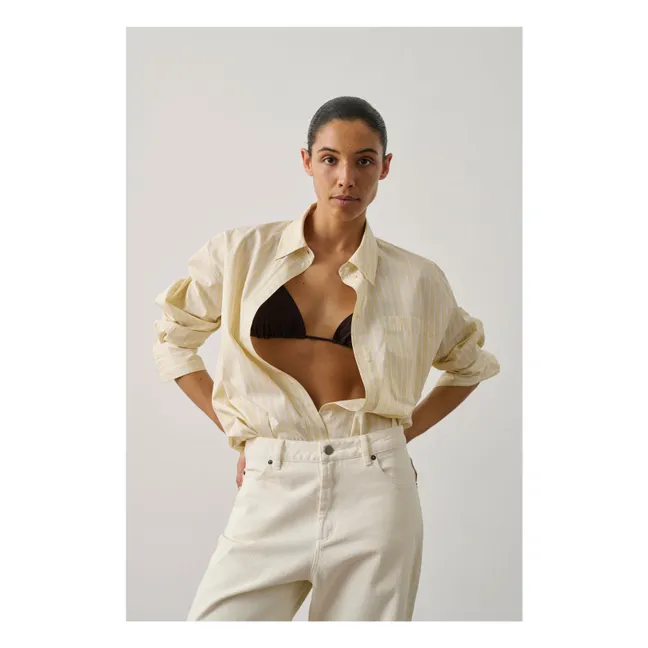 Chemise Carlotta Coton | Jaune pâle