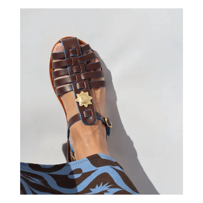 Sandalias Gloria Sun Fisherman | Marrón oscuro