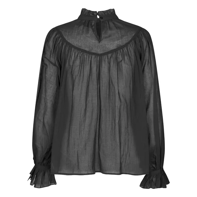 Camicetta in cotone Presley | Nero