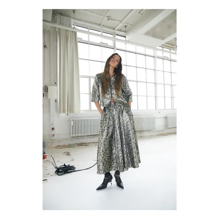 Blouse Trine | Argenté- Image produit n°3