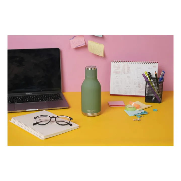 Dinosaur stainless steel water bottle | Green- Product image n°5