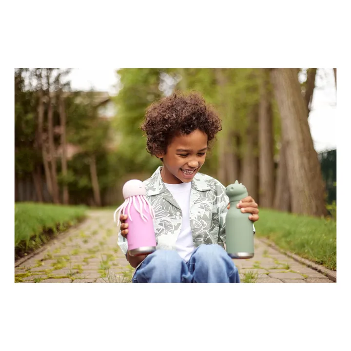 Dinosaur stainless steel water bottle | Green- Product image n°6