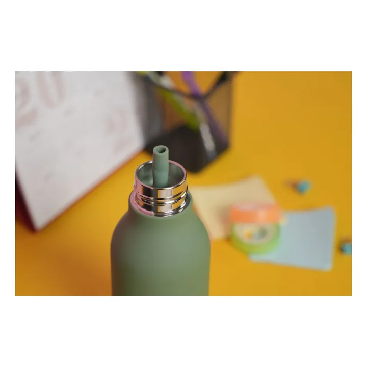 Dinosaur stainless steel water bottle | Green- Product image n°2