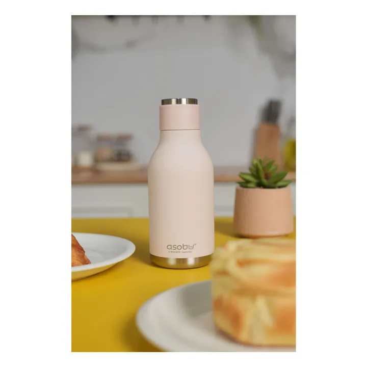 Gourde en inox Lapin | Rose pâle- Image produit n°2