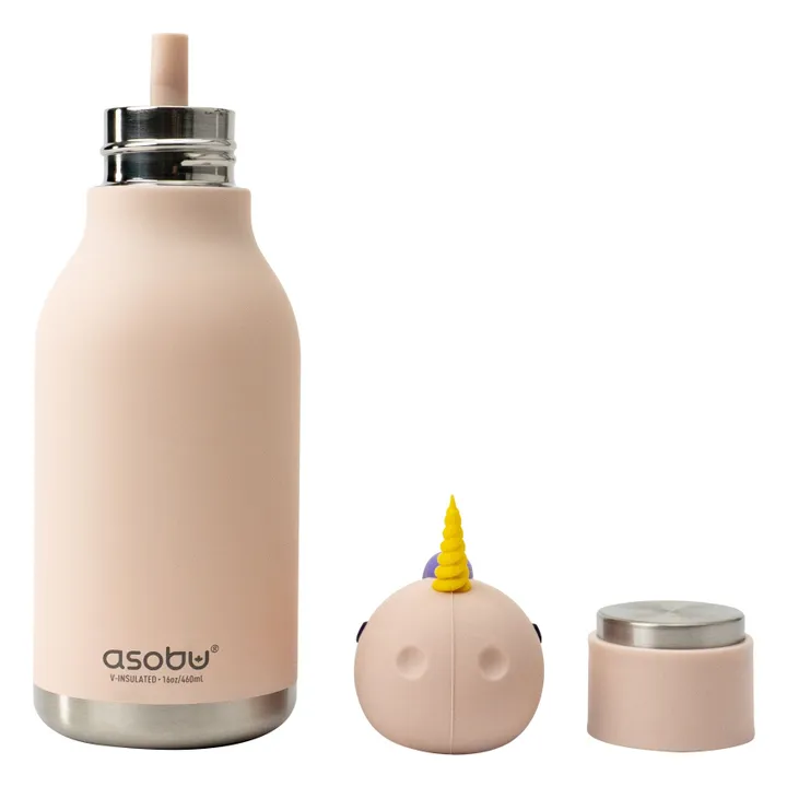 Gourde en inox Licorne | Rose pâle- Image produit n°4
