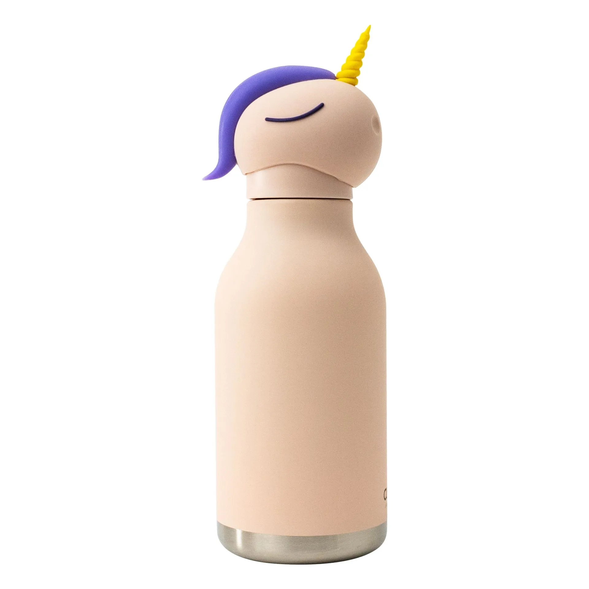 Asobu Pale Pink Unicorn Stainless Steel Water Bottle