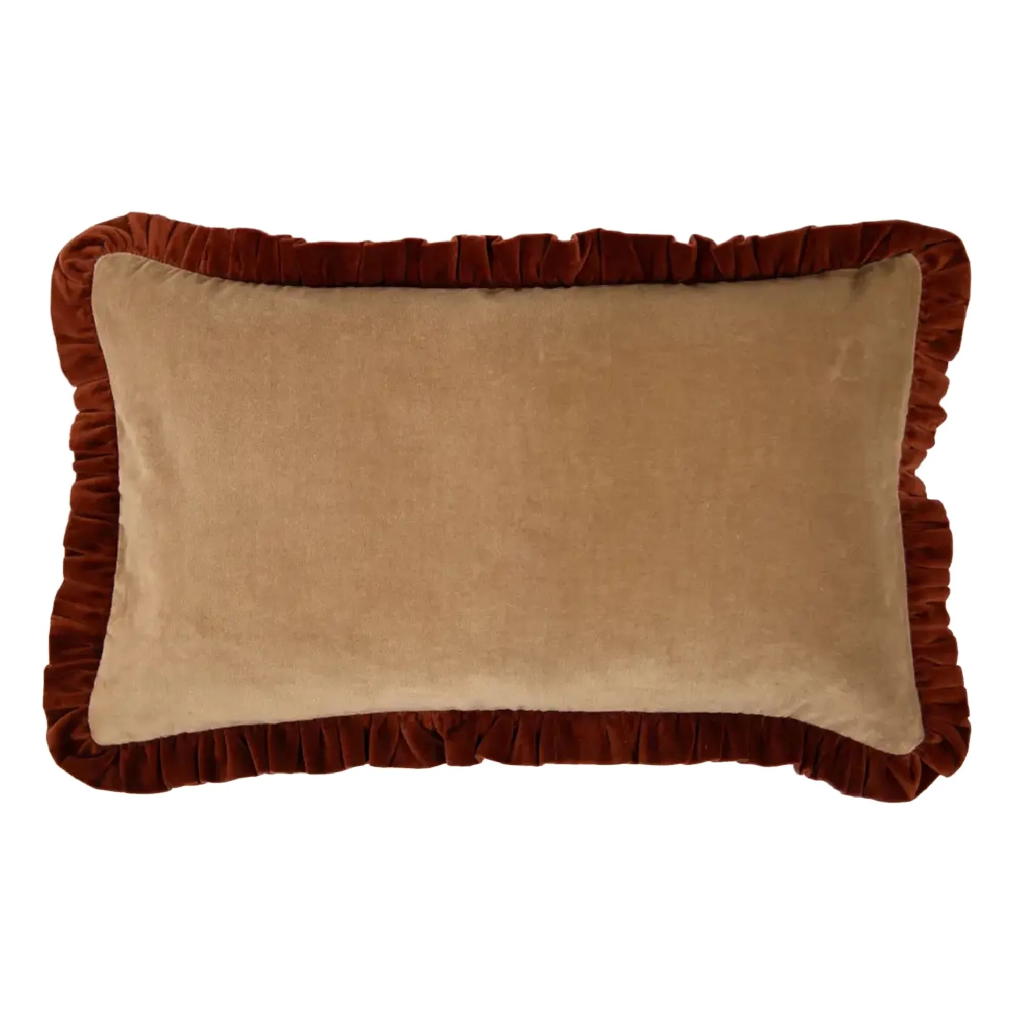 Olsson & Jensen Beige Doris Velvet Cushion Cover