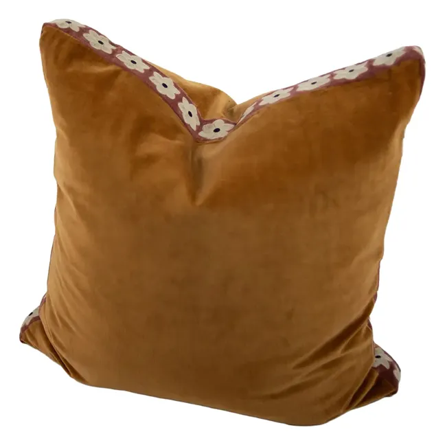 Housse de coussin en velours Daisy