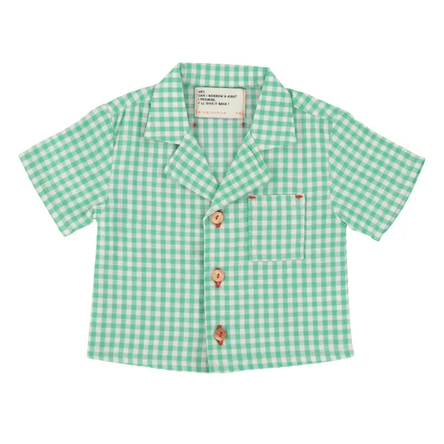 Camisa de algodón orgánico | Turquoise