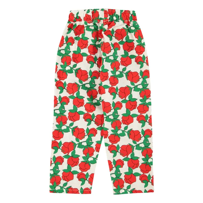 Pantalon Fleuri | Blanc