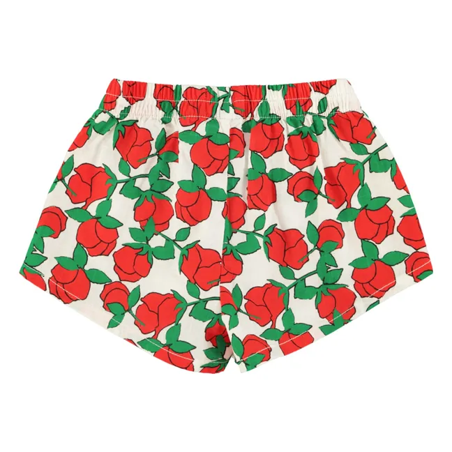 Floral shorts | White