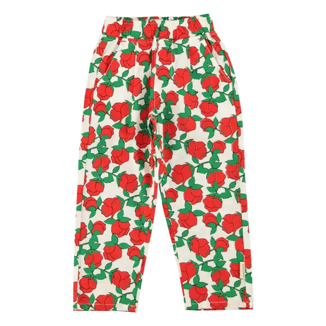 Floral Pants | White