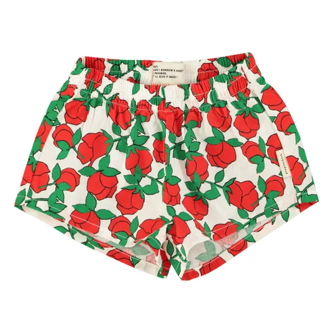 Pantalones cortos florales | Blanco