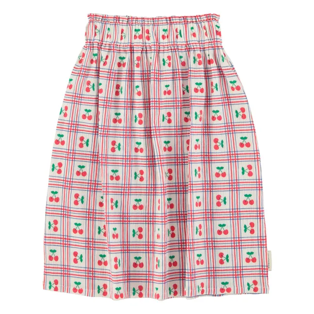Cerises Long Skirt | Ecru
