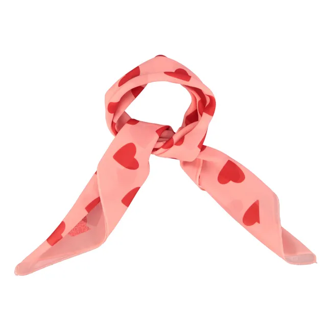 Hearts Scarf | Pink