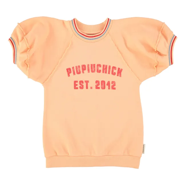Sweat Dress Piupiuchick Est 2012 Organic Cotton | Peach