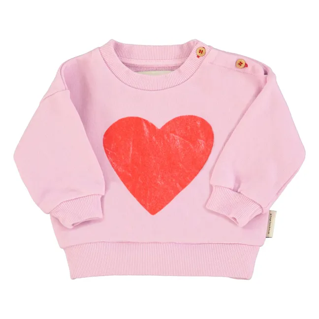 Love Sweat Algodón orgánico | Rosa