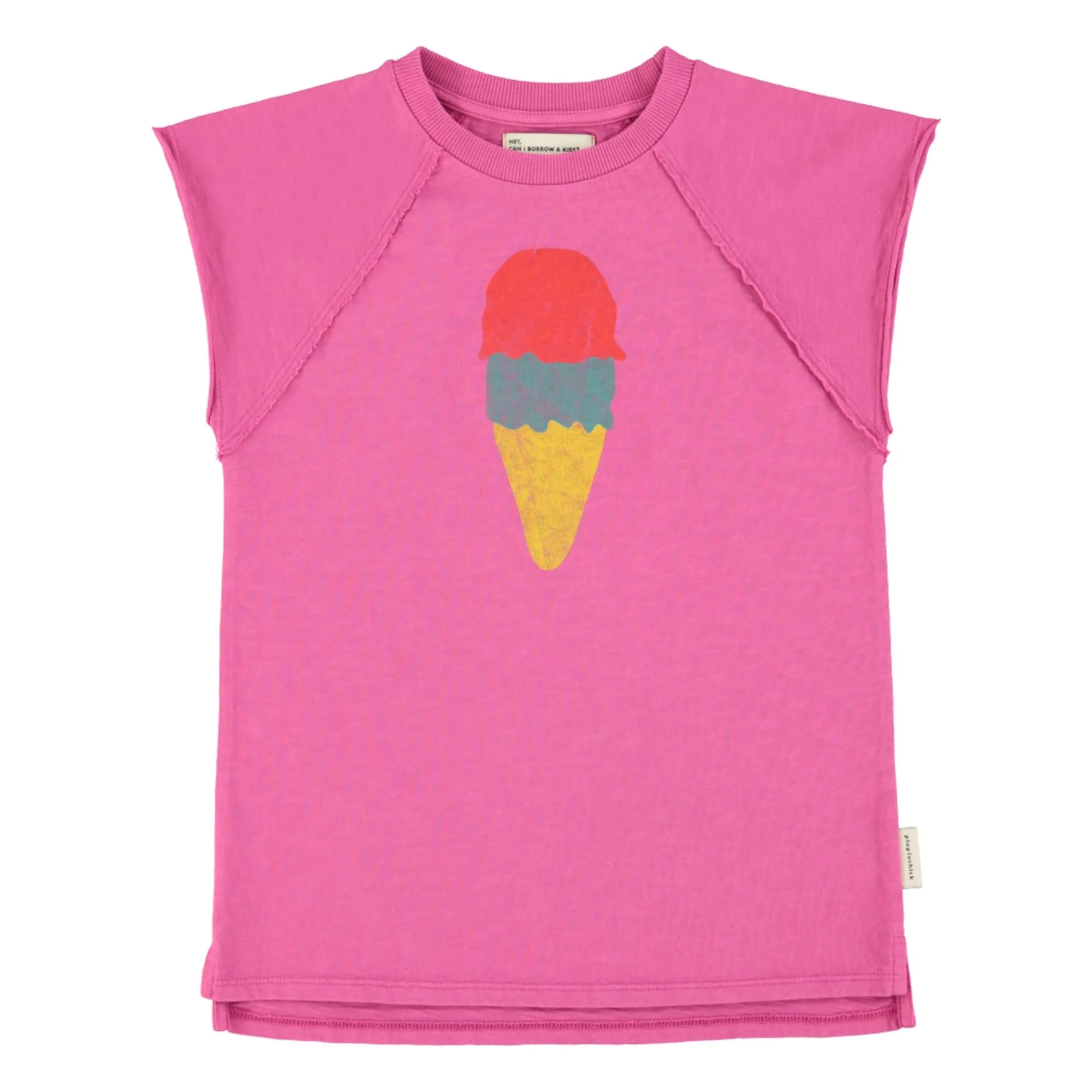 Robe T-shirt Glace | Rose fuschia- Image produit n°0