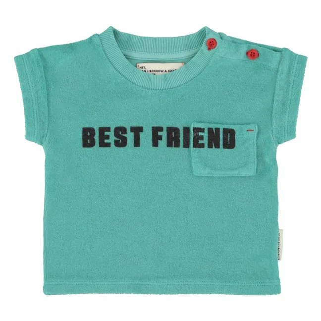 T-shirt Best Friend | Turquoise