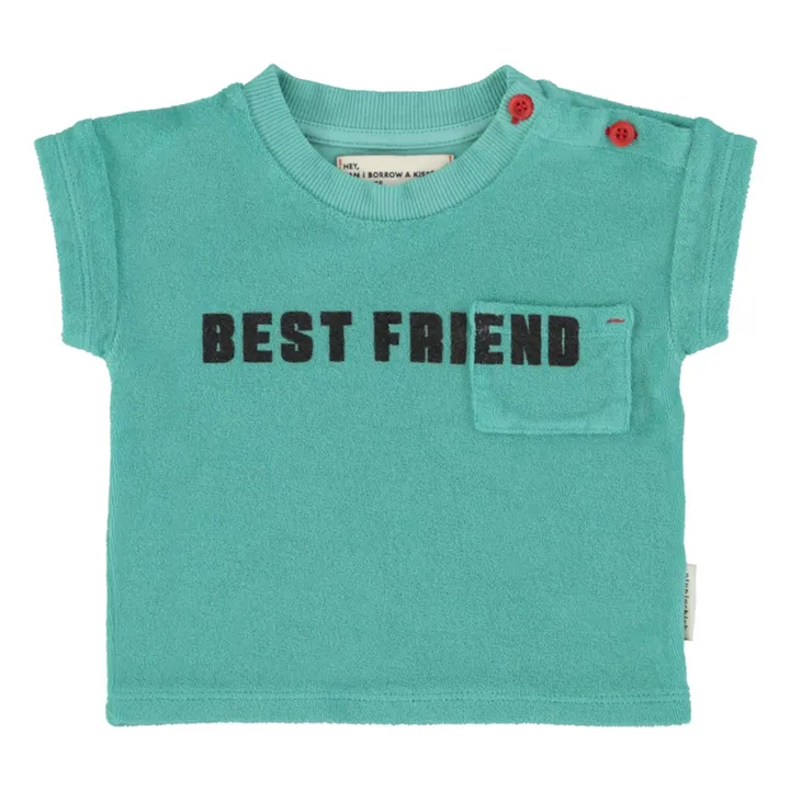 T-shirt Best Friend | Turquoise- Image produit n°6