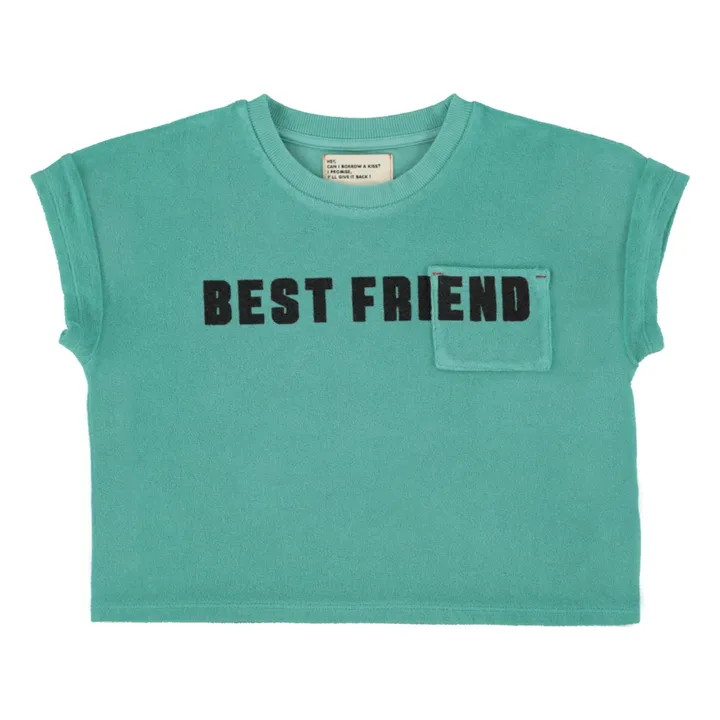 T-shirt Best Friend | Turquoise- Image produit n°0