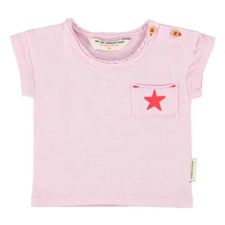 T-shirt Lettre A | 	Lilas- Image produit n°8