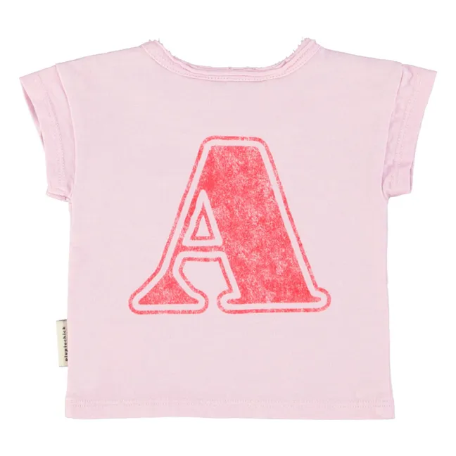 Letter A T-shirt | Lilac