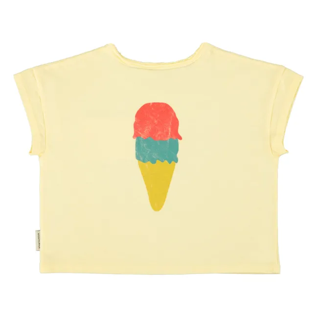 T-shirt Beach Bar | Jaune