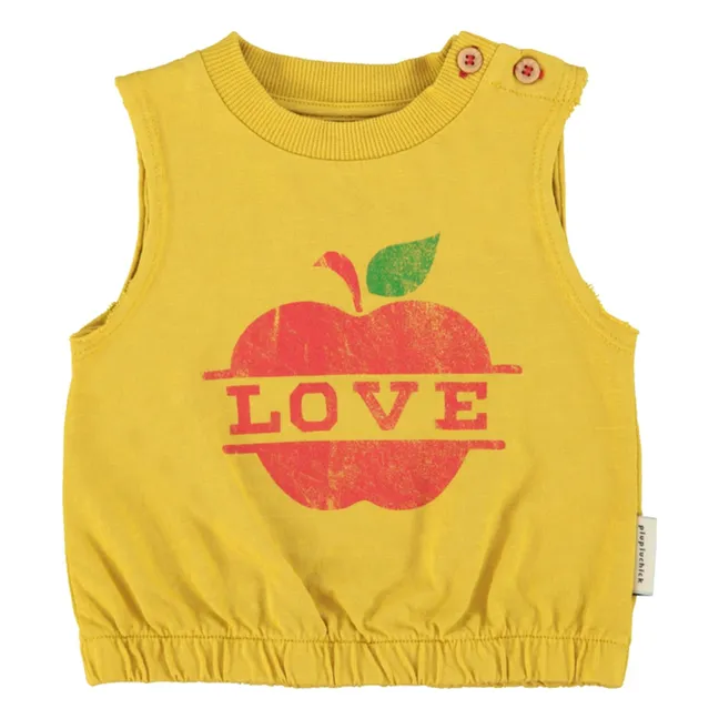 Love Elastic Top | Mustard