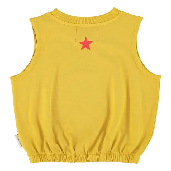 Top elástico Love | Amarillo Mostaza