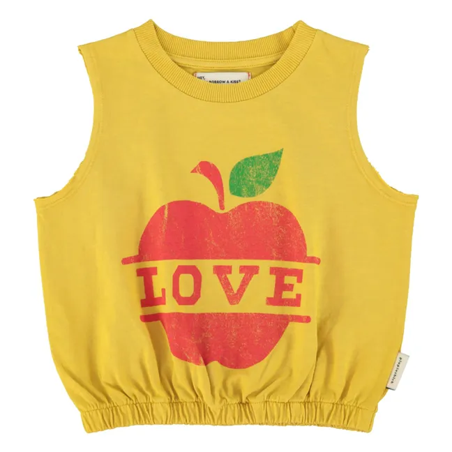 Love Elastic Top | Mustard