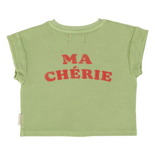 Ma Chérie Organic Cotton Sponge T-shirt | Olive