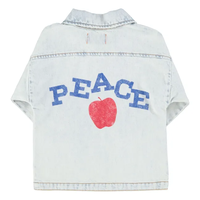 Denim Peace jacket | Washed blue