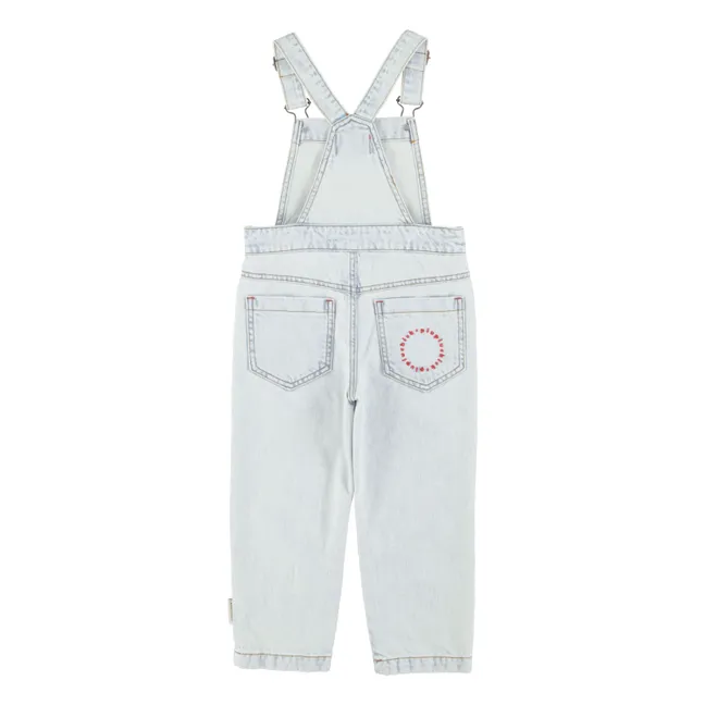 Denim Peace dungarees | Washed blue