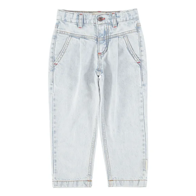 Jean Mom | Bleu délavé