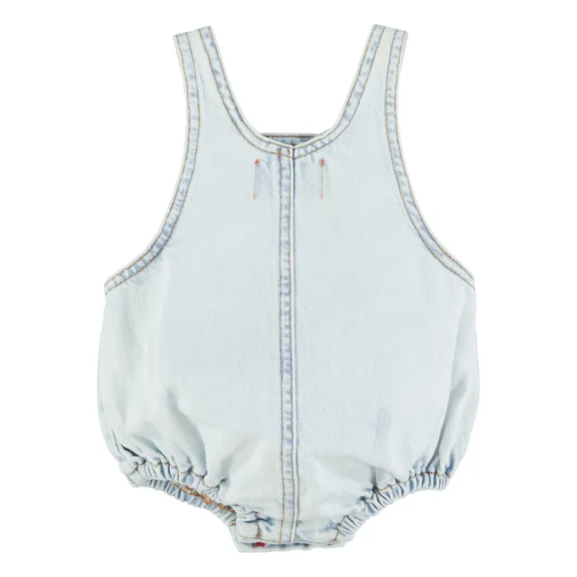 Denim romper | Washed blue