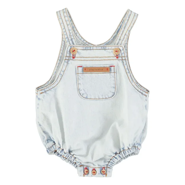 Denim romper | Washed blue