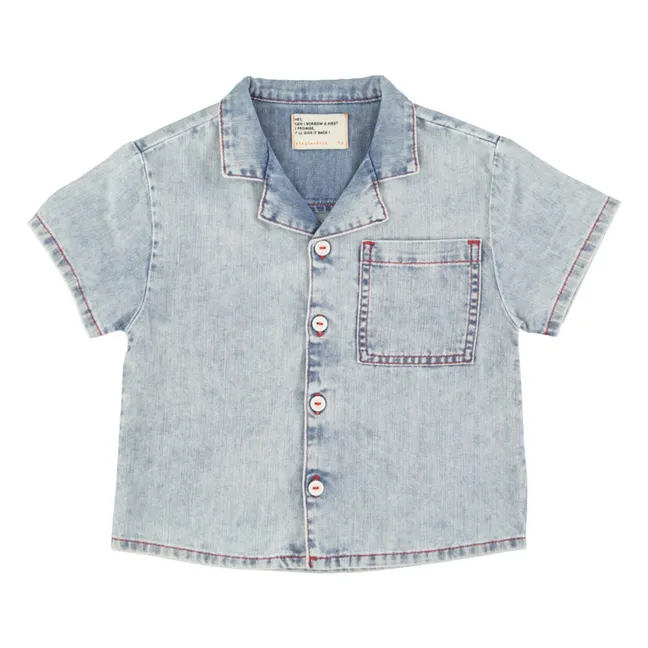 Camicia in denim | Blu sbiadito