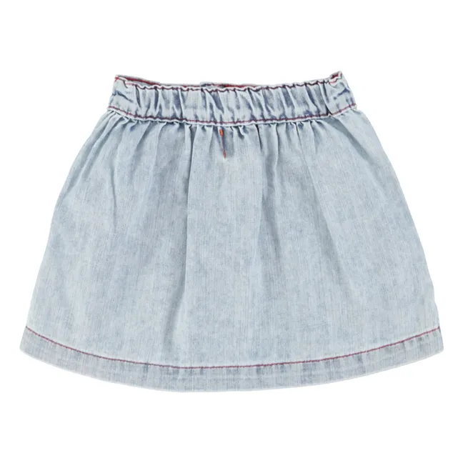 Denim skirt | Washed blue