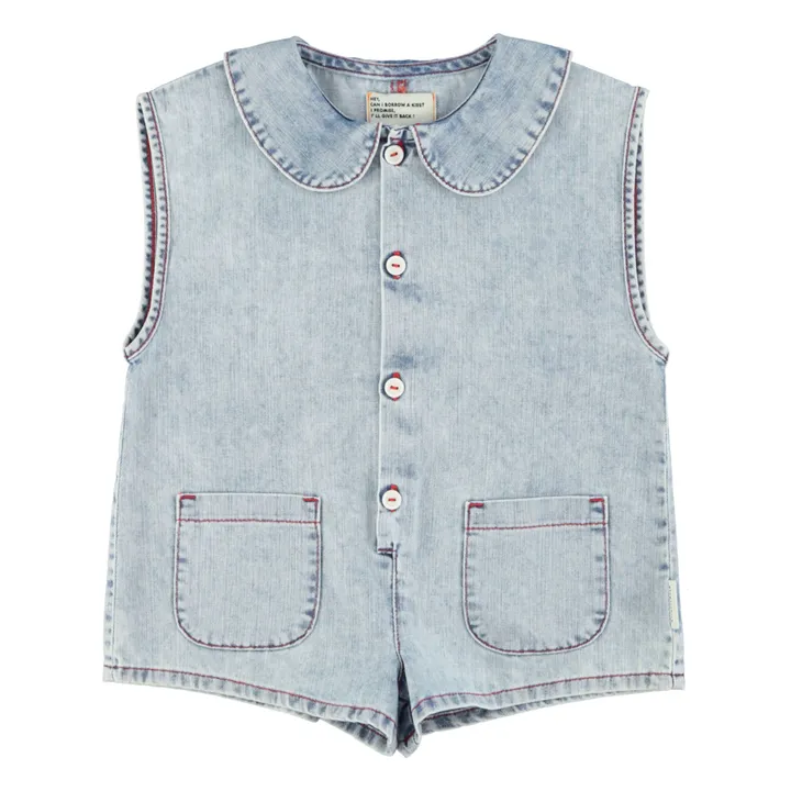 Mono vaquero | Azul descolorido- Imagen del producto n°4