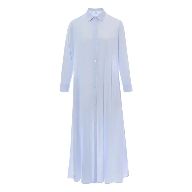 Boden Cotton Poplin Dress | Light blue