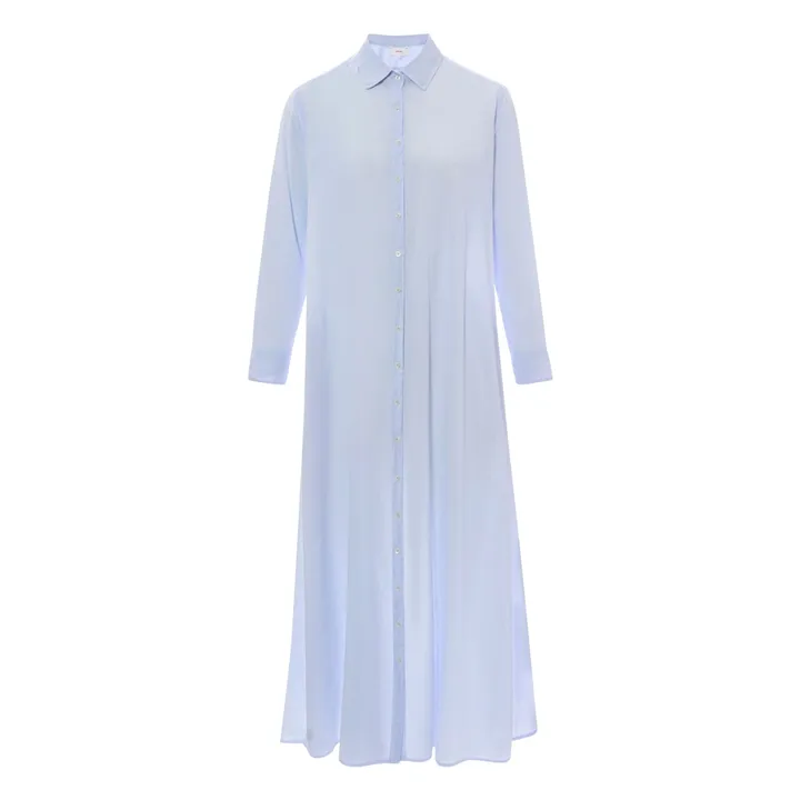 Robe Boden Popeline de Coton | Bleu ciel- Image produit n°0