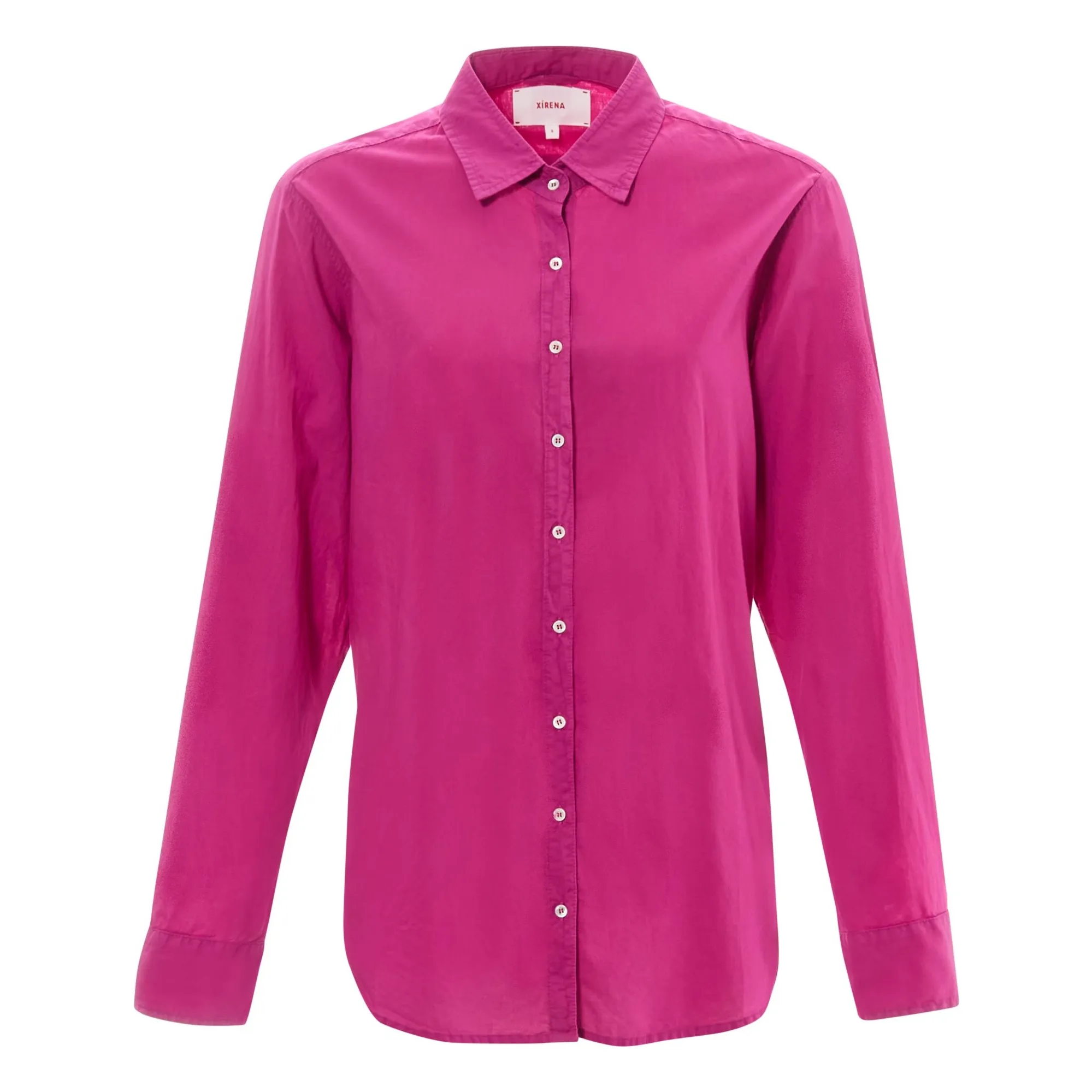 Xirena Pink Beau Popeline De Coton Shirt